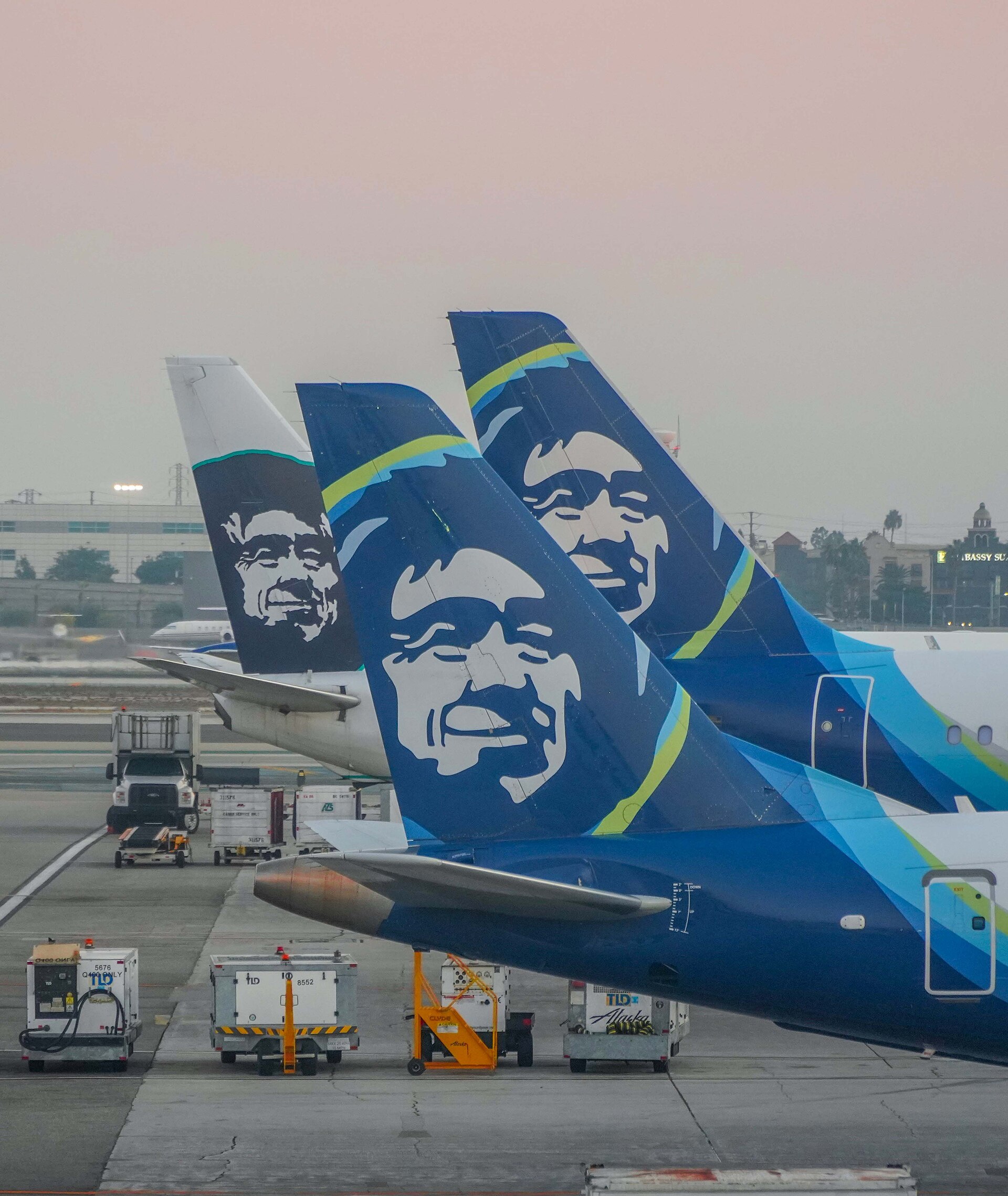airline aircraft tails airport