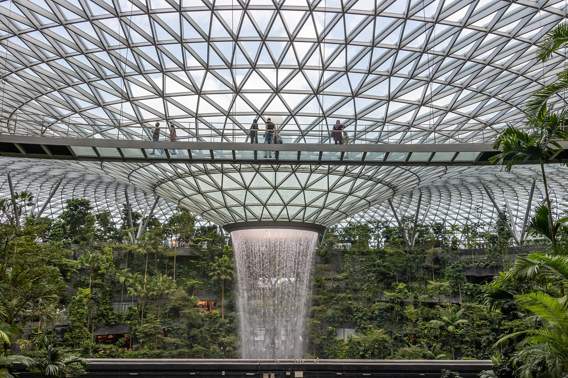 Jewel Changi waterfall