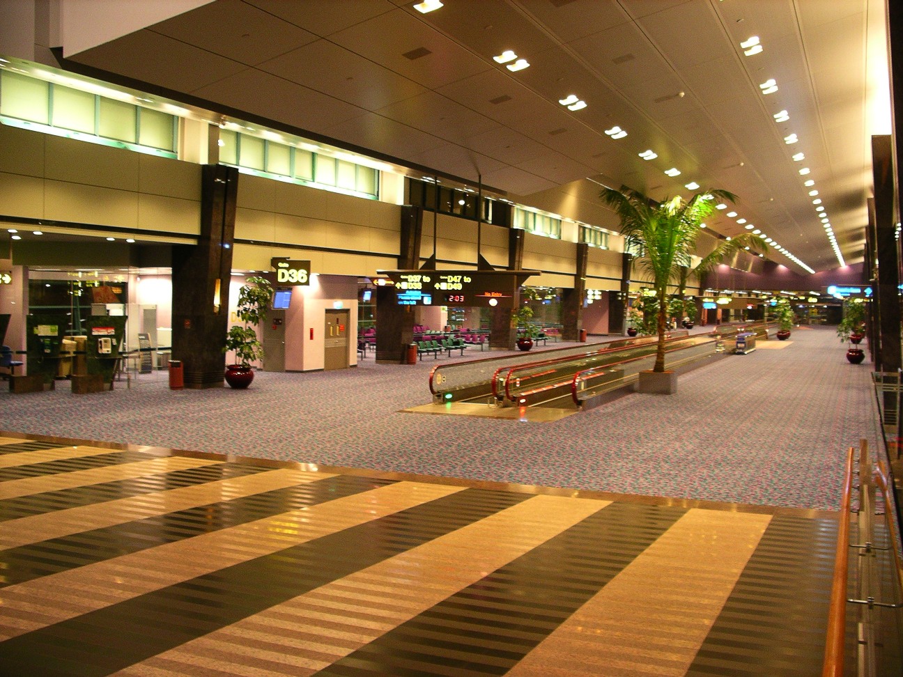 airport terminal interior Singapore