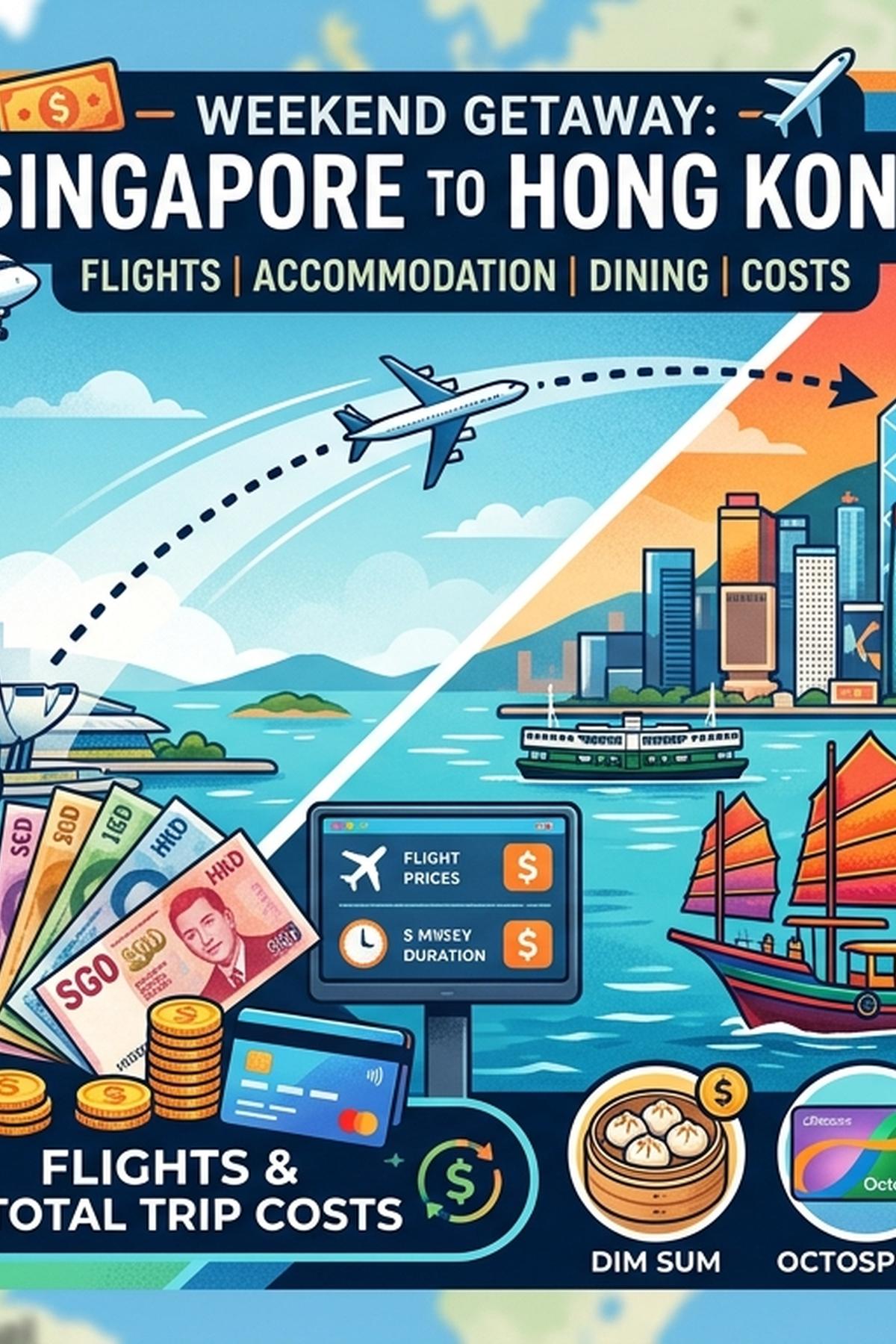 Flights and Full Trip Costs for a Hong Kong Weekend from Singapore