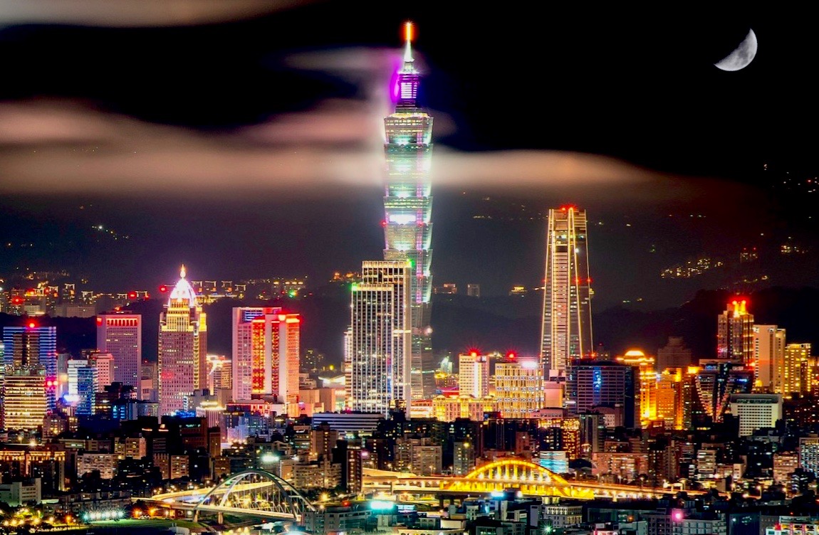 Taipei 101 skyline